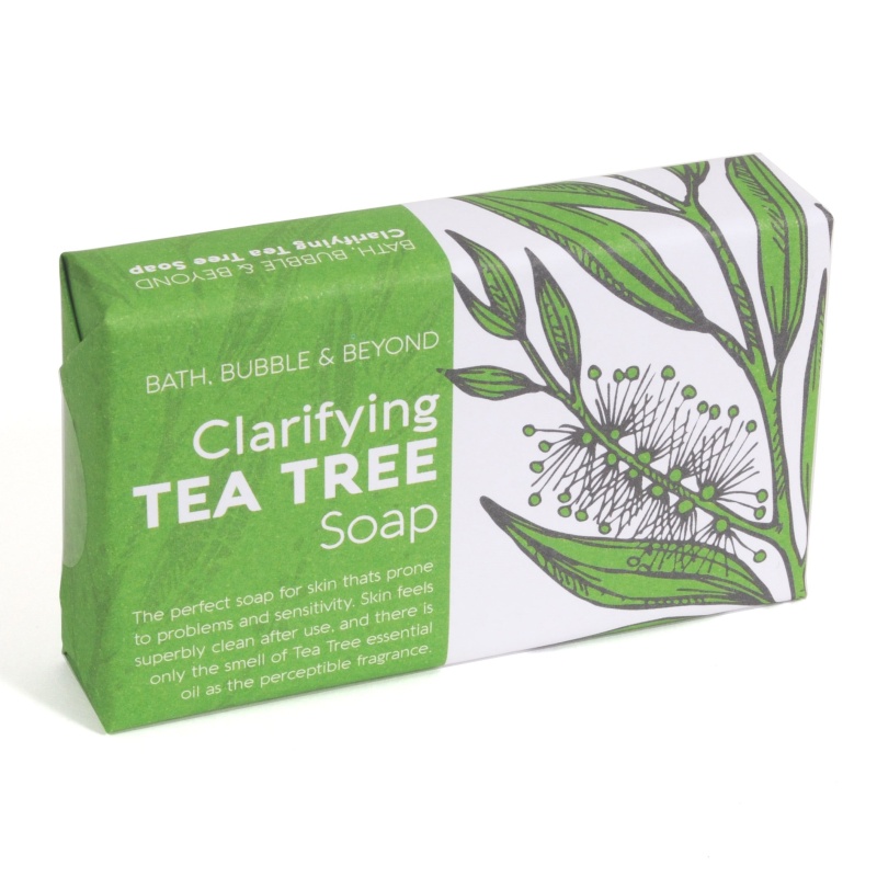 Tea Free Clarifying Face & Hand Soap Slice - Bath Bubble & Beyond 120g